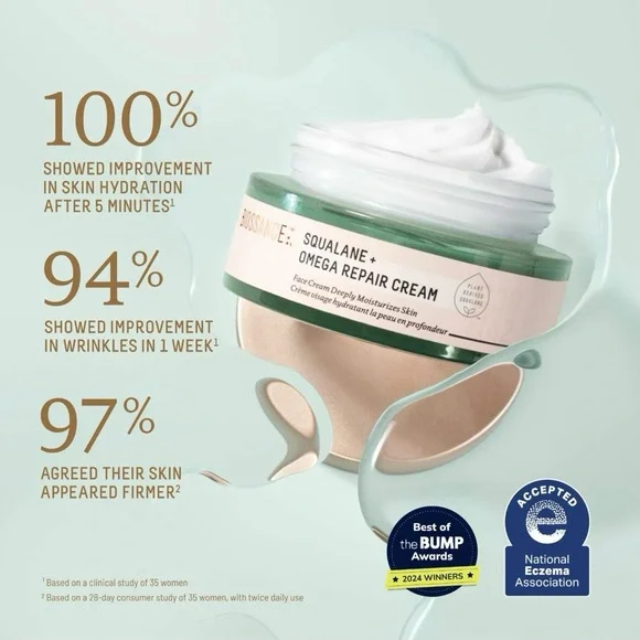 NIB RETAILS $60 50ml 1.69 oz Biossance Squalane + Omega Repair Cream - Picture 5 of 6